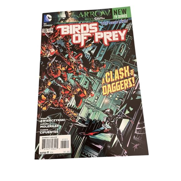 DC Comics Birds of Prey #13 A Clash of Daggers 2012 Comic Books - Picture 1 of 12